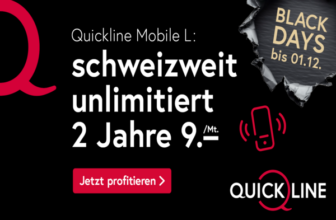 Quickline Mobile L 2 ans 9.-/mois.