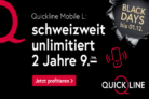 Quickline Mobile L 2 Jahre 9.–/Mt.